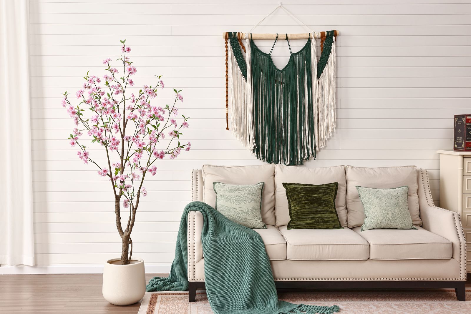 Designer interior with plants